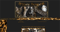 Desktop Screenshot of mariebengal.com